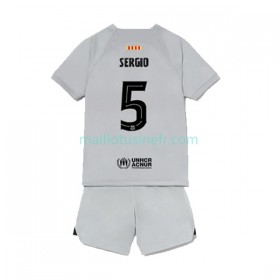 Maillot de Foot FC Barcelone Sergio Busquets 5 Troisième 2022-23 - Enfant